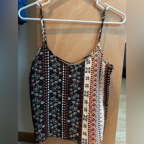 Print Crop Top - Picture 1 of 2